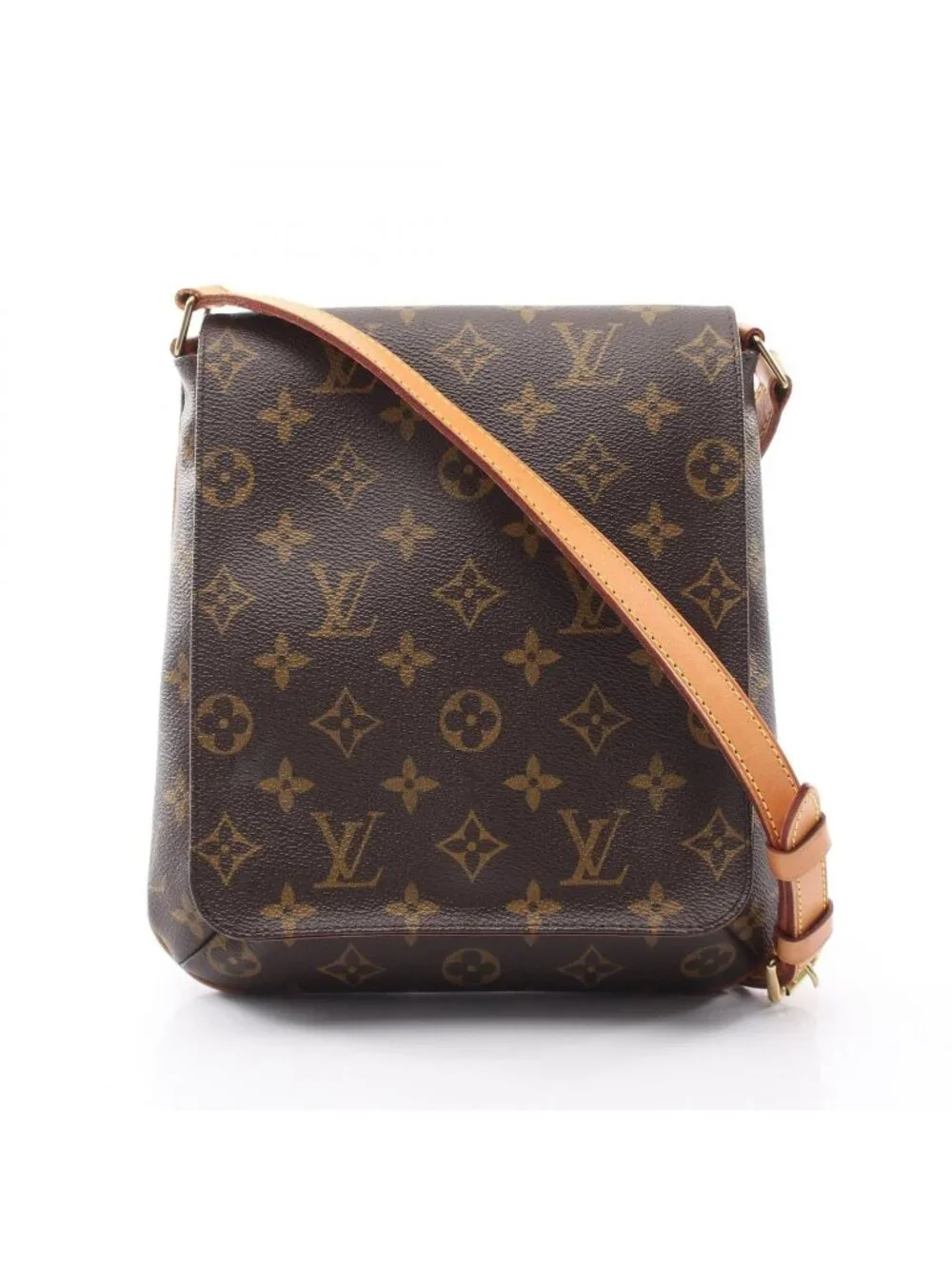 Louis Vuitton Shoulder Bag Musette Salsa Long Strap Canvas Leather